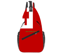 Sac à bandoulière léger avec drapeau des Tonga, sac à dos de voyage quotidien, bretelles réglables, coussin dorsal respirant, petit sac de randonnée
