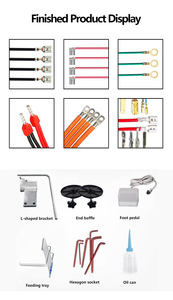 Chuyên Nghiệp Hiệu quả cao thiết bị đầu cuối máy Dây thiết bị đầu cuối Uốn Tóc bồng máy hướng dẫn hoạt động AC220V/110V 3000W đùn - Product Image 5