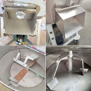 Mélangeur automatique industriel de poudre de particules, mélangeur de pré-mélange pour céréales agricoles, légumes, aliments pour animaux, mélangeur à bouche plate en acier inoxydable - Product Image 5