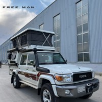 Camper RV Tundra Half-Box Fabricado Direto da Fábrica, Leve e Dobrável para Caminhões Toyota LC79