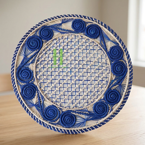 Set de table en corde de papier de qualité supérieure pour une décoration élégante de table florale, idéal pour les mariages, les événements et la décoration intérieure. Fabriqué au Vietnam. - Product Image 1