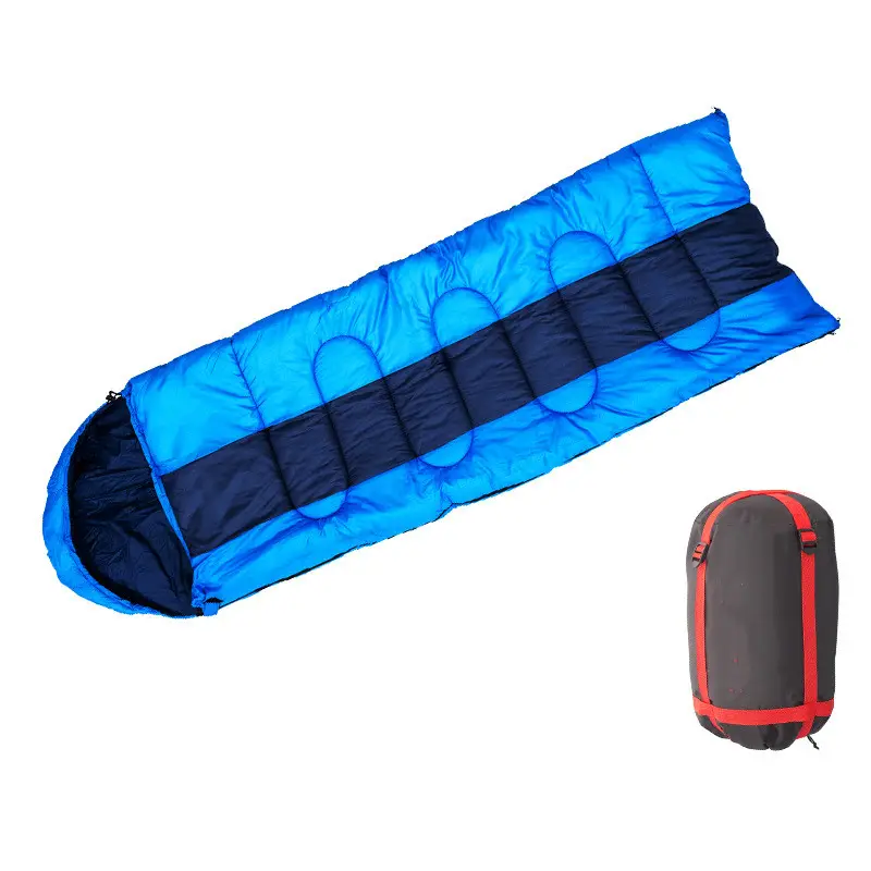 Saco de dormir para acampar-3 estaciones Clima cálido y fresco-Verano Primavera Otoño Ligero Impermeable para adultos Niños-Equipo de camping