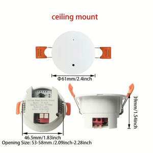 Sensor de Presencia Humana RSH Tuya WiFi/Zigbee, Sensor de Detección de Radar de Onda Milimétrica de 5.8G y 24G, Detector de Movimiento Inteligente - Product Image 6