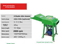 Nouvelle Hacheuse Électrique Robuste pour Fourrage (4/6 Lames) – Idéale pour Foin, Riz, Pailles, Tiges de Maïs et Ensilage pour Bétail et Ovins