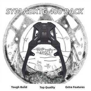 Portaequipajes Trasero de Aleación de Aluminio Duradero de Alta Calidad, Estante de Almacenamiento de PVC para Motocicletas <span class=keywords><strong>SYM</strong></span> Adxtg <span class=keywords><strong>400</strong></span> - Product Image 3