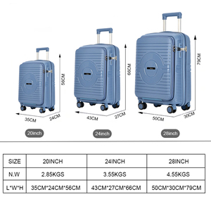 Maleta de Viaje con Ruedas de Moda, Material PP, con Compartimento <span class=keywords><strong>para</strong></span> Portátil, <span class=keywords><strong>para</strong></span> <span class=keywords><strong>Viajar</strong></span> - Product Image 2