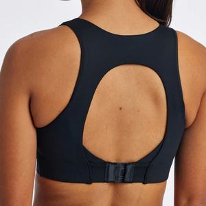 Sujetador deportivo de alto impacto, sin tirantes, con un solo hombro y cuello alto, con tiras, para fitness, de máxima sujeción, modelo All in Motion Crop. - Product Image 3