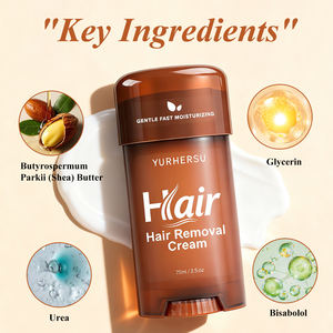 <span class=keywords><strong>Crème</strong></span> dépilatoire professionnelle pour femmes et hommes - <span class=keywords><strong>Crème</strong></span> dépilatoire à action rapide et indolore avec de l'aloe vera apaisant - Product Image 2