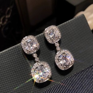 Orecchini Pendenti Geometrici da Donna, Stile Lineare Semplice, Accessori per Orecchie da Indossare Ogni Giorno - Product Image 1