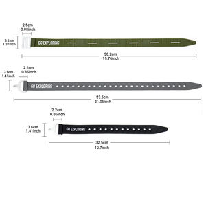 プラスチック30CM 50CM短い調整可能カスタムロゴキャンプ用ガジェットピクニック毛布テントシートゴムPUバインディングストラップベルト - Product Image 3