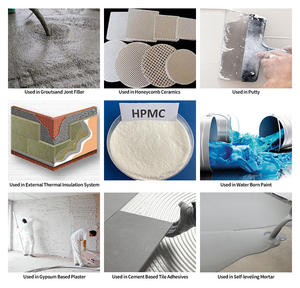 Alta Viscosidade HPMC 20000 Pó Hidroxipropil Metil Celulose Em Pó Revestimento Pintura Química Hpmc para Dry Mix Argamassa Wall Putty - Product Image 3