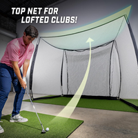 Fabricant OEM/ODM : Entraîneur de golf avec base en tube d'acier 10.5x8x8.5ft, tige en fibre de verre et filet en PE pour l'entraînement au swing et au chipping