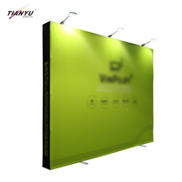 Supports de toile de fond pliables portables à cadre robuste pour affiches, stands et présentoirs pour événements éphémères