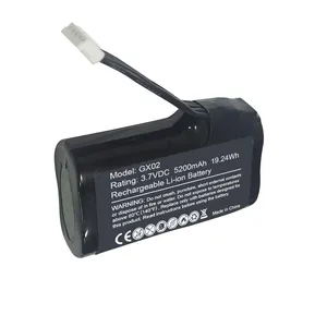 1S2P 18650 batterie pour Nexgo GX02 N3 N5 POS terminal batterie 3.7v 5200mah