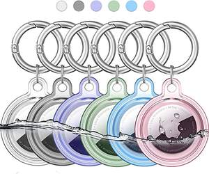 Llavero de TPU para Airtag Case Holder GPS Tag Stand y Tag Box Bully Cubierto Impermeable Caja estándar vacía con anillo de metal - Product Image 1