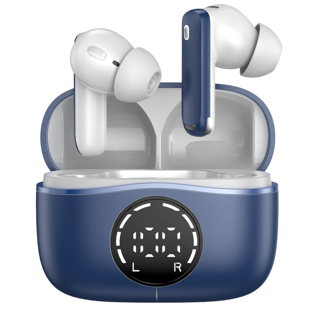 Huien Active Noise Cancelling Earbuds Wireless Bluetooth 5.4 Headphones HiFi Stereo Tws Earbuds with 13mm Drivers in Ear Buds