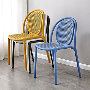 Cafe Restaurant otel okul parkı Villa atölye yemek için ergonomik açık ağır plastik bahçe sandalyesi Modern tasarım - Product Image 1