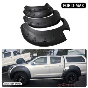 Accesorios Exteriores para Auto, Guardabarros Negros de ABS Modificados para Camioneta Isuzu D-max 2012 en Adelante - Product Image 5