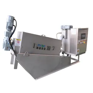 Volute Dewatering Filter Machine Dehydrator Used SS304/SS316 Dewatering Volute Screw Press