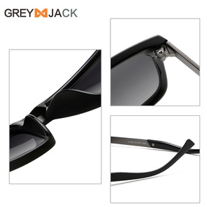 Gafas de sol Greyjack con montura grande, montura de PC, lentes TAC UV400, unisex, visión nocturna, tipo 3, color negro - Product Image 4