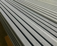 Panneau rainuré en composite bois-plastique imperméable, tailles personnalisables, panneau mural WPC pour la décoration intérieure et les loisirs domestiques