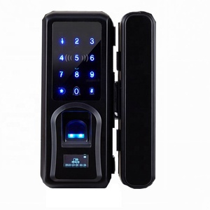 <span class=keywords><strong>inteligente</strong></span> <span class=keywords><strong>huella</strong></span> Digital <span class=keywords><strong>cerradura</strong></span> de la puerta para puerta de vidrio <span class=keywords><strong>con</strong></span> App contraseña Control remoto desbloquear - Product Image 1
