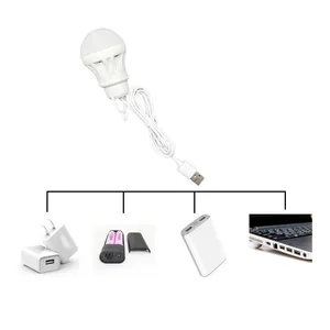 dp led rechargeable ampoule Suppliers-Ampoule Portable Led USB avec boîtier en plastique, Rechargeable, 5V DC, 3, 5, 7, 9W