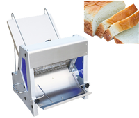 Equipement de boulangerie trancheuse à pain électrique en acier inoxydable trancheuse à pain automatique