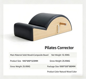 SAERDE Cama de Pilates Reformer Integrada de Lujo, Set de Cinco Piezas con Escalera, Barrel y Silla Wunda para Estudio en Casa - Product Image 4