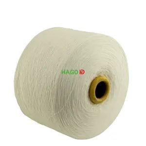 GRS认证HAGO再生棉开口端纱手套纱线nm10/1 4/1针织生白色