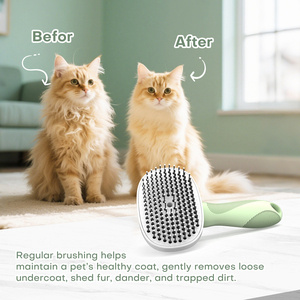 Autopulente peli di pelliccia di animali domestici spille in <span class=keywords><strong>Nylon</strong></span>/setole pettine cane e gatto spazzola - Product Image 5