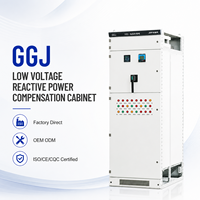 Armoire de compensation de puissance réactive personnalisée GGJ, directement de l'usine, avec banque de condensateurs automatique pour l'alimentation des centres de données