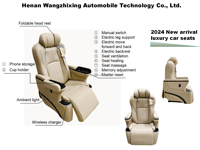 Siège de voiture Vibration Massage Seat Motors High Air Pressure Gonflable Massage Air Bladder Support Lombaire Siège de voiture