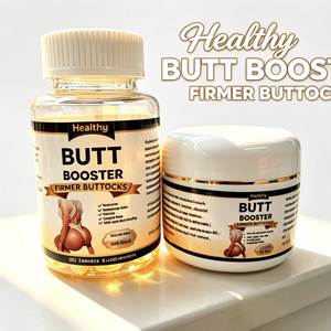 Cápsulas para el Crecimiento de Glúteos y Crema Voluminizadora – Suplemento de Acción Rápida para Levantar y Reafirmar las Caderas con Crema Hidratante, para un Cuerpo Curvilíneo Femenino - Product Image 2