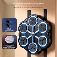 Nouveau jouet de boxe musical intelligent, nouvelle cible musicale électronique murale, jouet de boxe pour adultes et enfants