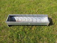 Farm Market 16 "& 24" Abreuvoir galvanisé pour l'élevage/agriculture Mangeoire pour poulet au sol urbain