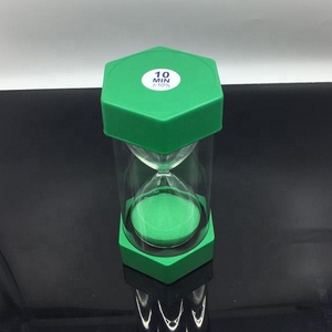 Lớn 10 phút màu xanh lá cây cát hẹn giờ đồng hồ cát trẻ em 'sản phẩm - Product Image 4