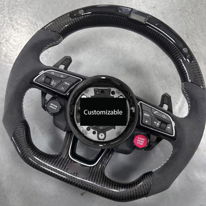 <span class=keywords><strong>Volante</strong></span> de Carbono con Luz LED y Botón de Arranque <span class=keywords><strong>S</strong></span>-<span class=keywords><strong>Line</strong></span> para <span class=keywords><strong>Audi</strong></span> Q8 SQ8 A3 <span class=keywords><strong>A4</strong></span> B9 A5 B8 A6 C7 A7 S3 S4 RS3 RS5 RS7 RS6 C8 - Product Image 5
