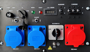 เครื่องกำเนิดไฟฟ้าเบนซินแบบพกพาใหม่ รุ่น V-type ล้อใหญ่พร้อมคันโ<span class=keywords><strong>ยก</strong></span> แรงดันไฟฟ้าคู่ กำ<span class=keywords><strong>ลัง</strong></span>ไฟฟ้าเท่ากัน ระบายความร้อนด้วยอากาศ แบบสามเฟส - Product Image 5