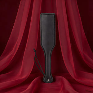 Antpop PAD-0186 Pagaie en cuir polyuréthane imperméable SM Flog Sex Toy Rouge/Noir Jeu de bondage pour couples Flirt <span class=keywords><strong>BDSM</strong></span> pour adultes - Product Image 5