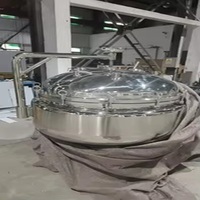 Agitateur de réservoir de stockage en acier inoxydable SUS316 304, pompe mélangeuse, contrôle automatique, chauffage, grande capacité pour le traitement des produits chimiques alimentaires