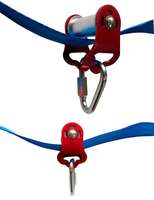 Zipdiz Ninja Slider Pulley : Nouvel accessoire sportif avec sécurité pour parcours d'obstacles Warrior et personnalisation de votre parcours