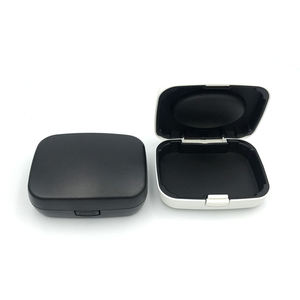 Boîte de rangement pratique pour aides auditives, noir et blanc, en ABS, HappyHearing, kits BTE/CIC/FP, étui de transport pour aides auditives - Product Image 1