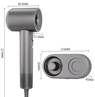 Sèche-cheveux ionique mural professionnel Sachikoo OEM ODM avec moteur AC, haute vitesse et puissance, pour hôtel et usage domestique