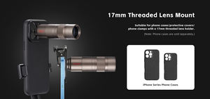 Objectif téléobjectif pour téléphone portable OEM d'usine 400 mm, mini télescope, objectif monoculaire HD pour téléphone portable, objectif externe pour la photographie <span class=keywords><strong>de</strong></span> téléphone - Product Image 2