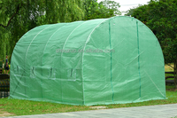 Serre à cadre renforcé robuste jardinage grande maison marchant dans la serre de tente de tunnel 4x2x2m