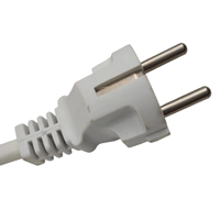 Multiprise 4 prises UK avec fiche Schuko EU 16A 250V, prise européenne vers rallonge britannique 4 prises