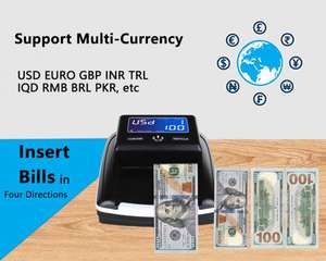 Détecteur de billets contrefaits portable AL-130A avec batterie, mini-détecteur de billets de banque - Product Image 4