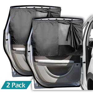 2 Pack Car <b>Window</b> <b>Shades</b> Magnetic Double Layer Car Side <b>Window</b> Privacy Safe <b>Shades</b> Back <b>Window</b> Curtains for Baby - Product Image 1