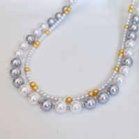 Collier de perles Nature d'eau douce à la mode pour femmes filles mode bijoux fins avec perles perlées chaînes ras du cou pour cadeaux de mariage